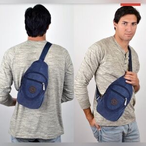 New Napouch 2007 sling bag canvas heavy duty crossbody men/woman Alaska